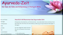 Webdesign Stuttgart für die Ayurvedapraxis in Stuttgart