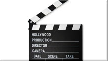 Filmklappe auch in der digitalen Filmproduktion